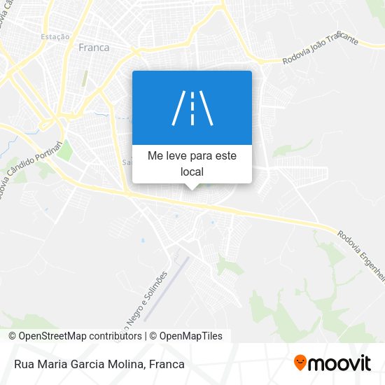 Rua Maria Garcia Molina mapa
