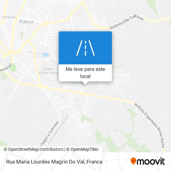 Rua Maria Lourdes Magrin Do Val mapa
