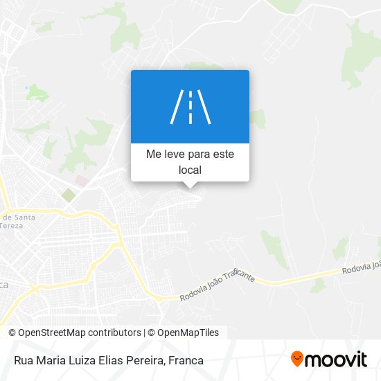 Rua Maria Luiza Elias Pereira mapa