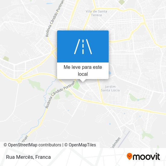 Rua Mercês mapa