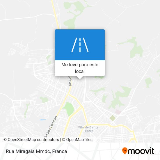 Rua Miragaia Mmdc mapa