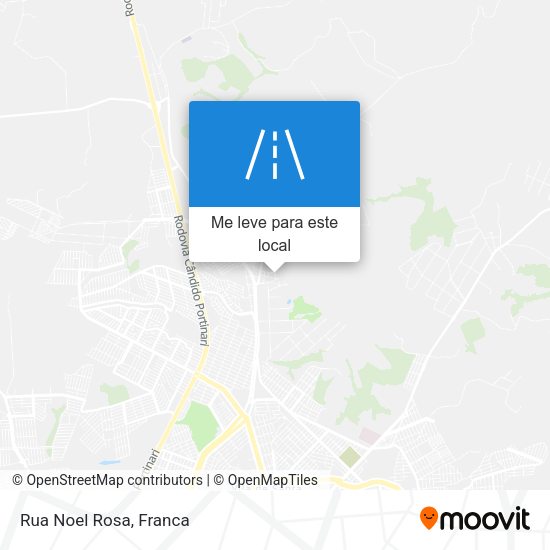 Rua Noel Rosa mapa