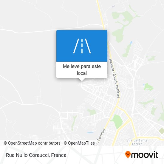 Rua Nullo Coraucci mapa