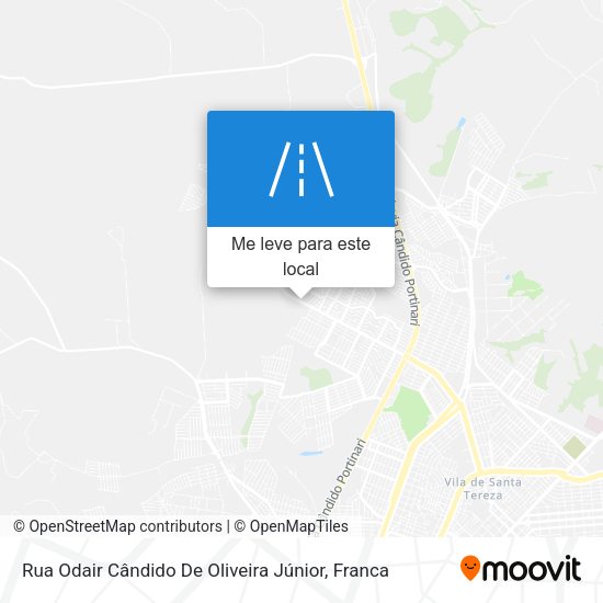 Rua Odair Cândido De Oliveira Júnior mapa