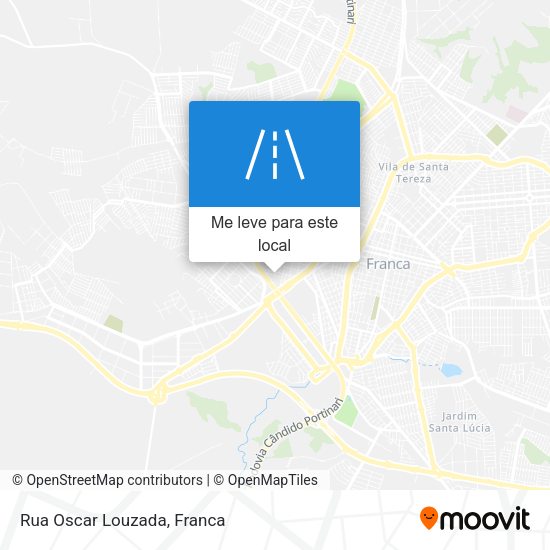 Rua Oscar Louzada mapa