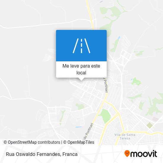 Rua Oswaldo Fernandes mapa