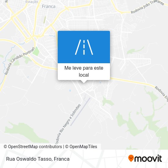Rua Oswaldo Tasso mapa