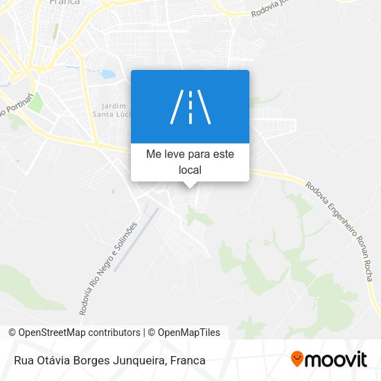 Rua Otávia Borges Junqueira mapa
