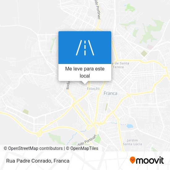 Rua Padre Conrado mapa