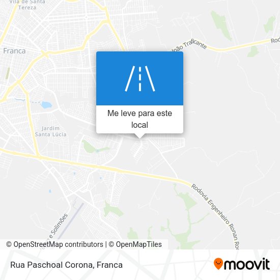 Rua Paschoal Corona mapa