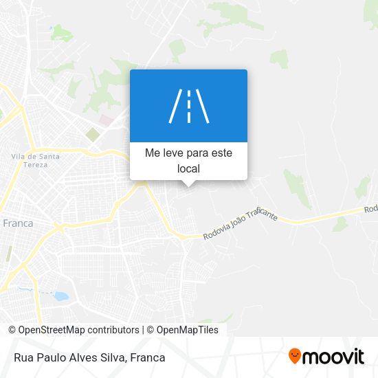 Rua Paulo Alves Silva mapa