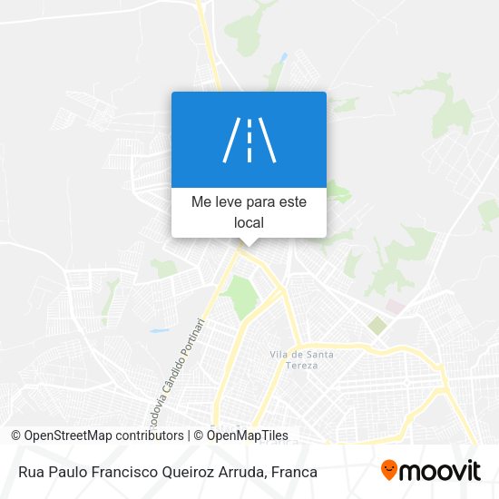 Rua Paulo Francisco Queiroz Arruda mapa