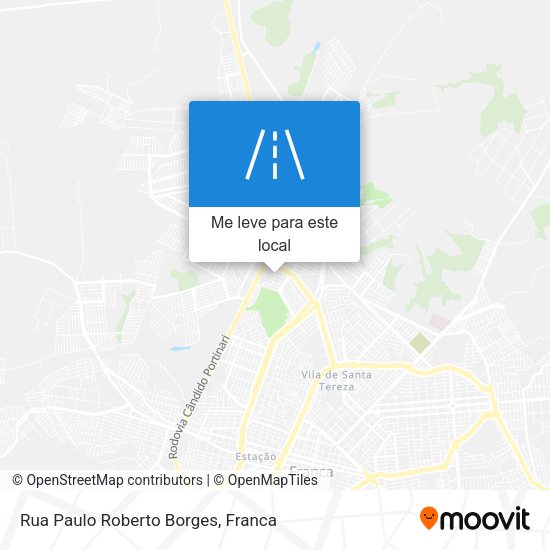 Rua Paulo Roberto Borges mapa