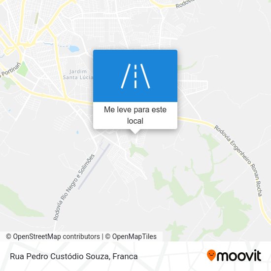 Rua Pedro Custódio Souza mapa