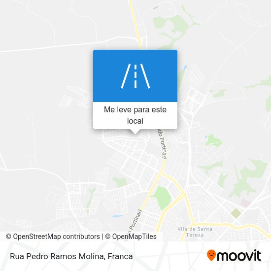 Rua Pedro Ramos Molina mapa