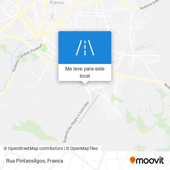 Rua Pintassilgos mapa