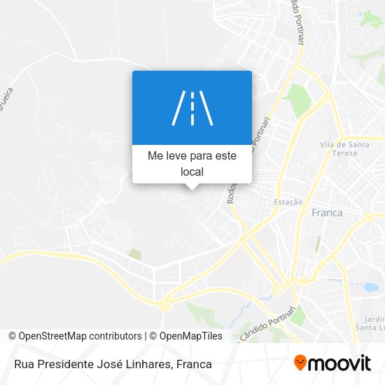 Rua Presidente José Linhares mapa