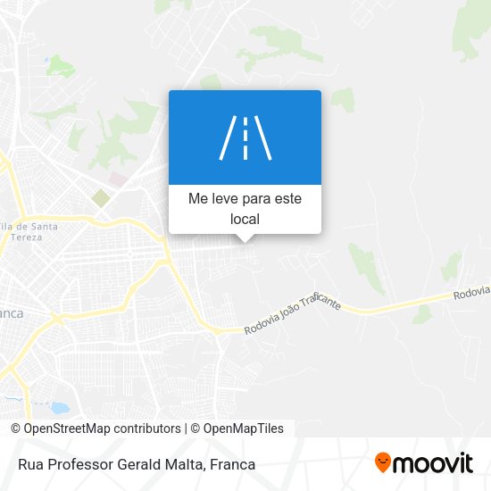 Rua Professor Gerald Malta mapa