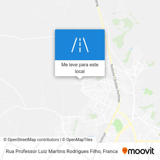 Rua Professor Luiz Martins Rodrigues Filho mapa