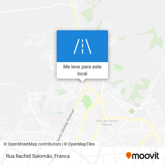 Rua Rachid Salomão mapa