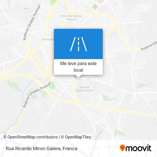 Rua Ricardo Miron Galera mapa