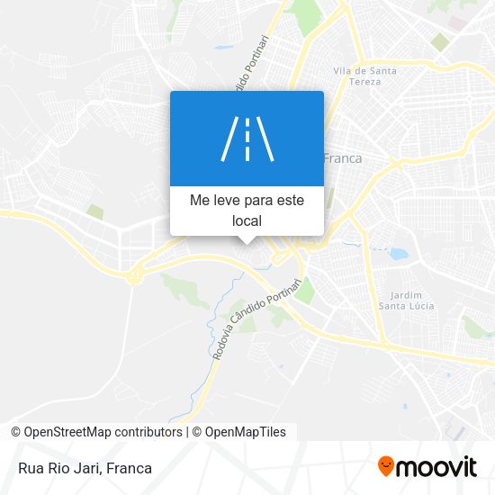 Rua Rio Jari mapa
