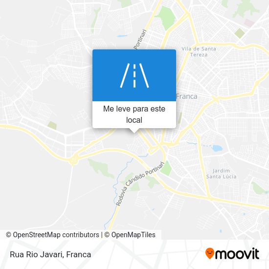 Rua Rio Javari mapa
