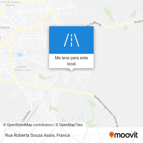 Rua Roberta Souza Assis mapa
