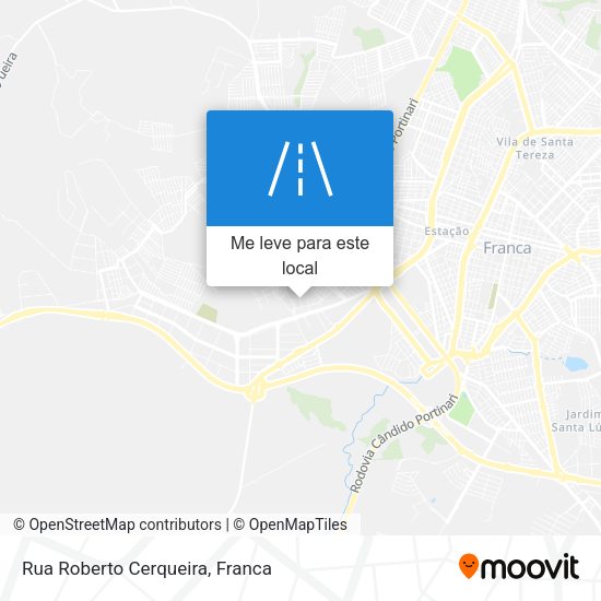 Rua Roberto Cerqueira mapa