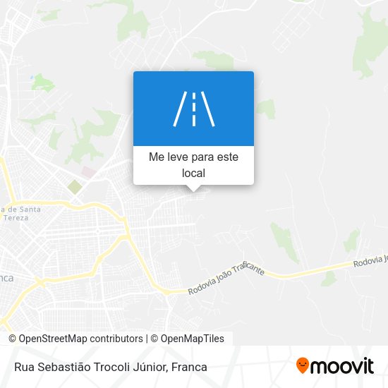 Rua Sebastião Trocoli Júnior mapa