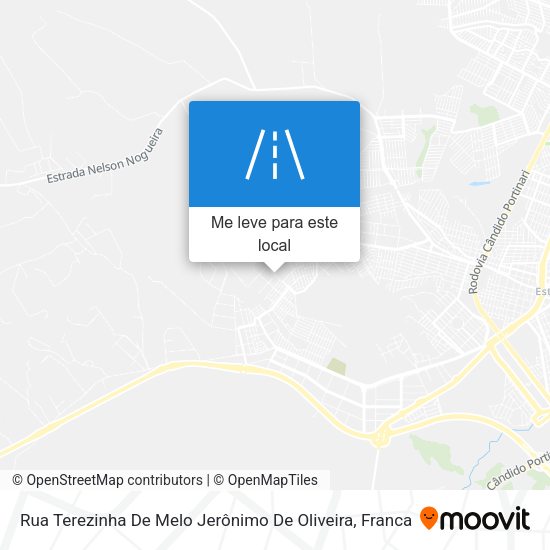Rua Terezinha De Melo Jerônimo De Oliveira mapa