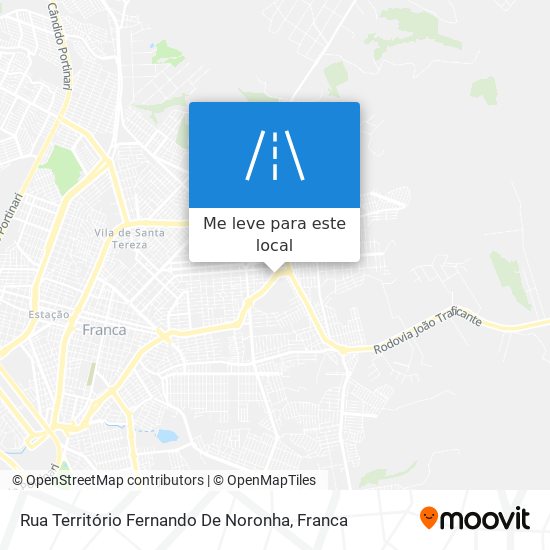 Rua Território Fernando De Noronha mapa
