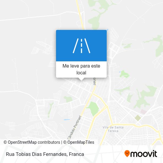 Rua Tobias Dias Fernandes mapa