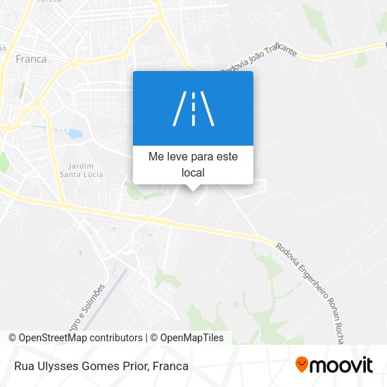 Rua Ulysses Gomes Prior mapa