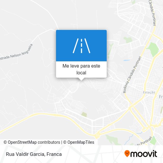 Rua Valdir Garcia mapa