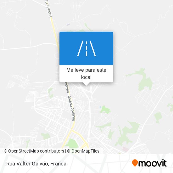 Rua Valter Galvão mapa