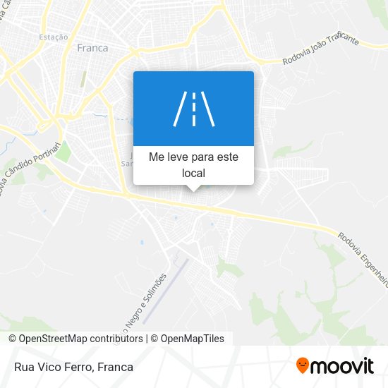 Rua Vico Ferro mapa