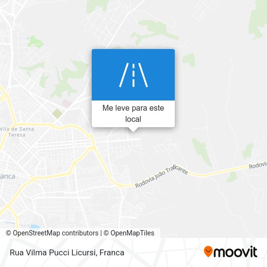 Rua Vilma Pucci Licursi mapa