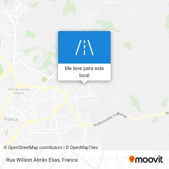 Rua Wilson Abrão Elias mapa