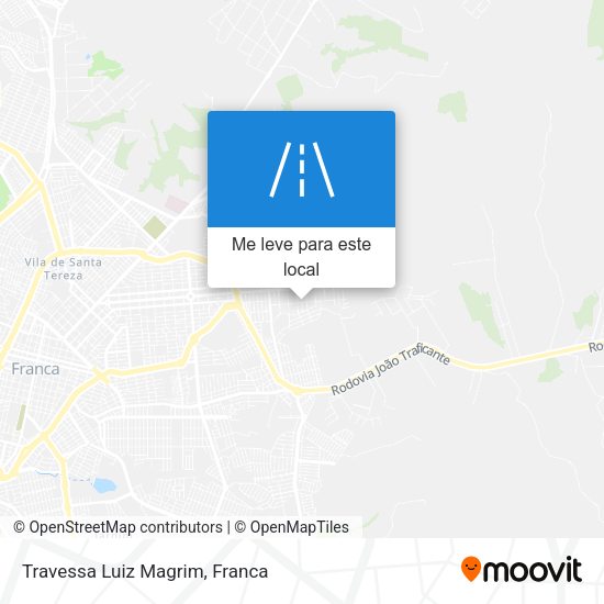 Travessa Luiz Magrim mapa