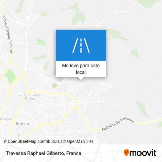 Travessa Raphael Gilberto mapa