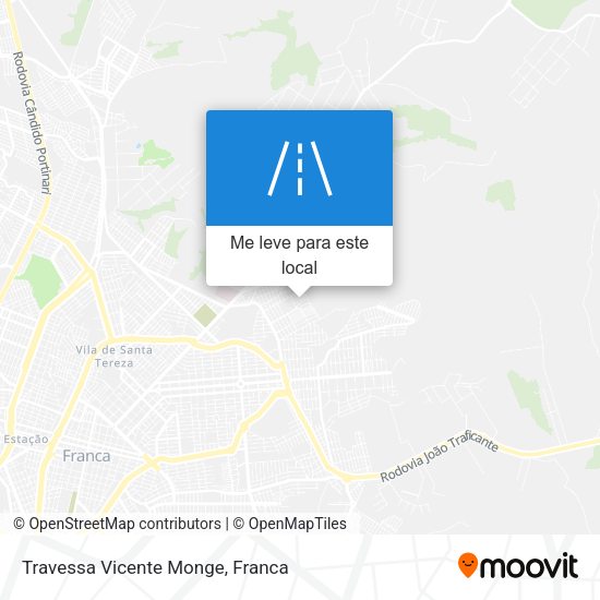 Travessa Vicente Monge mapa