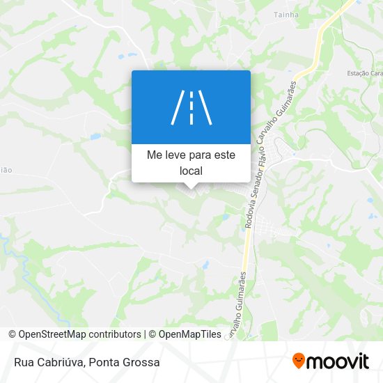Rua Cabriúva mapa