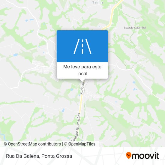 Rua Da Galena mapa