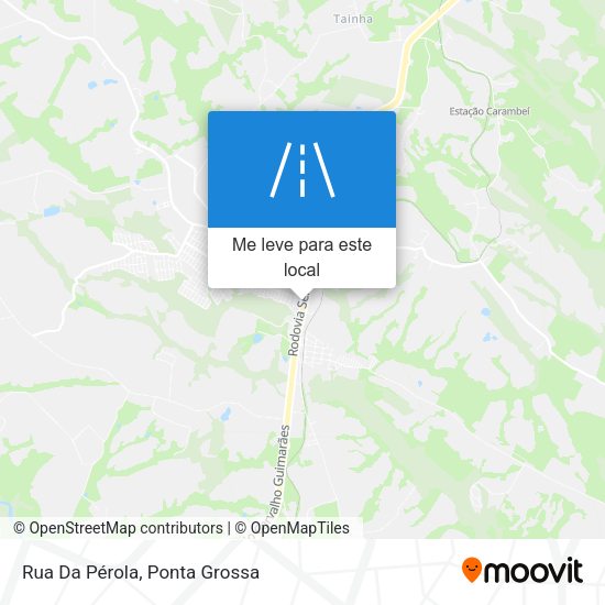 Rua Da Pérola mapa