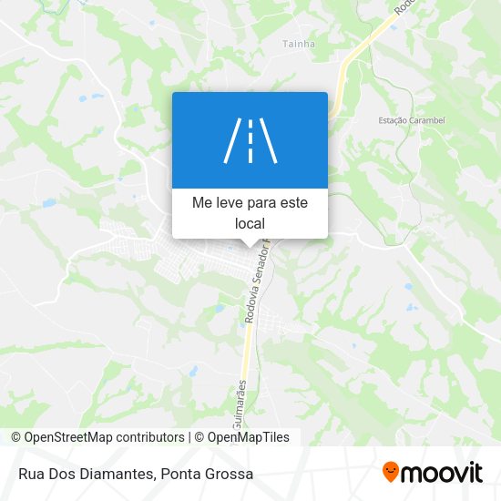 Rua Dos Diamantes mapa