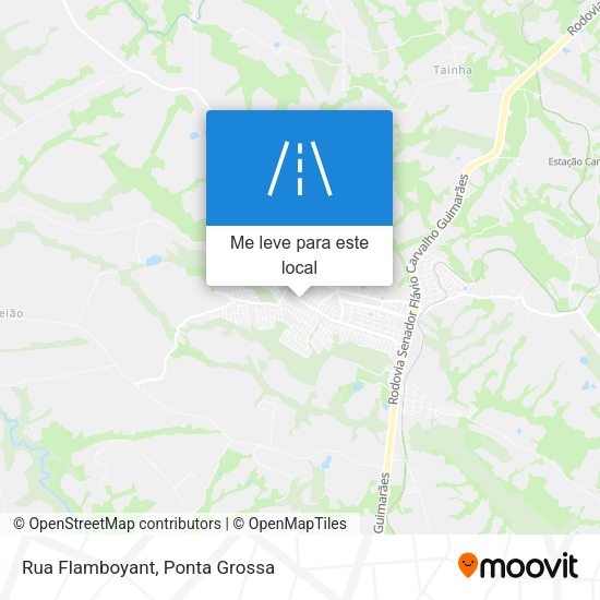 Rua Flamboyant mapa