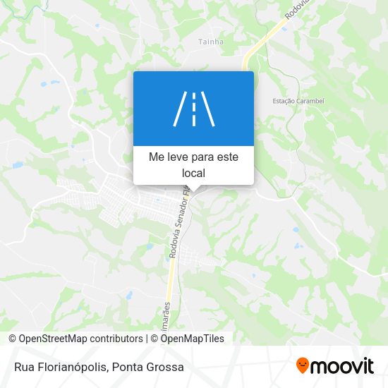 Rua Florianópolis mapa