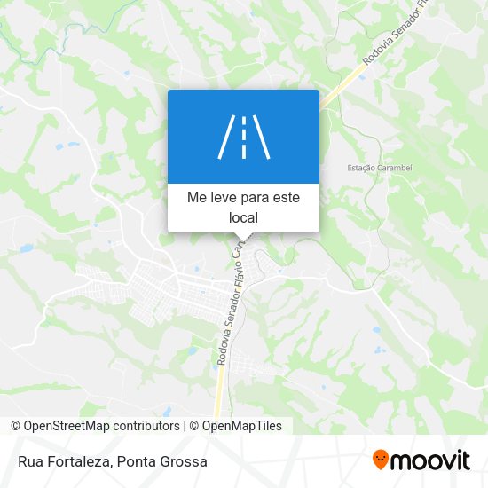 Rua Fortaleza mapa
