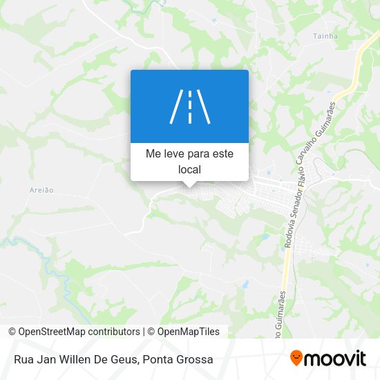 Rua Jan Willen De Geus mapa